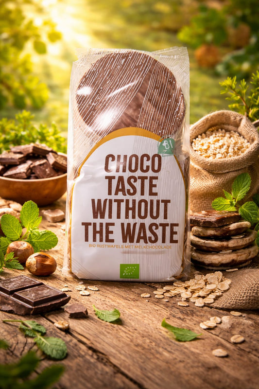Bio Reiswaffel mit Schokoladenüberzug