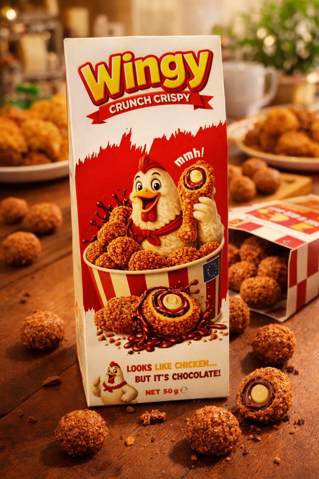 Wingy Crunch Crisp - Schokolade mit Cremefüllung