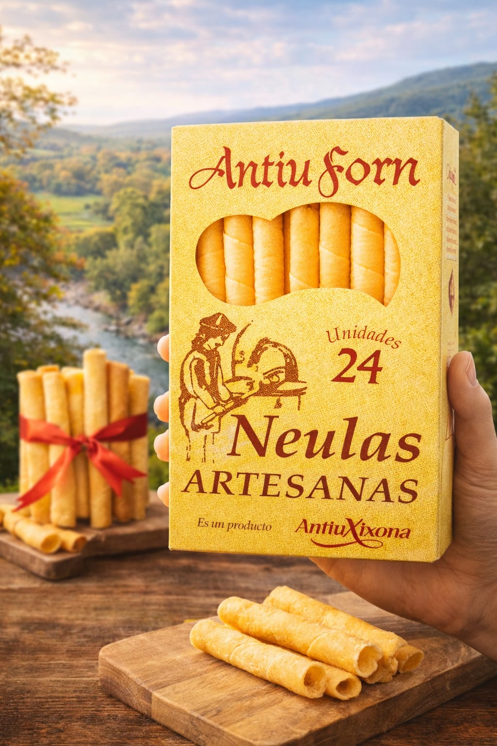 Neulas Artesanas - Waffelröllchen